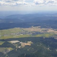 Flugwegposition um 13:26:21: Aufgenommen in der Nähe von Erzgebirgskreis, Deutschland in 1591 Meter